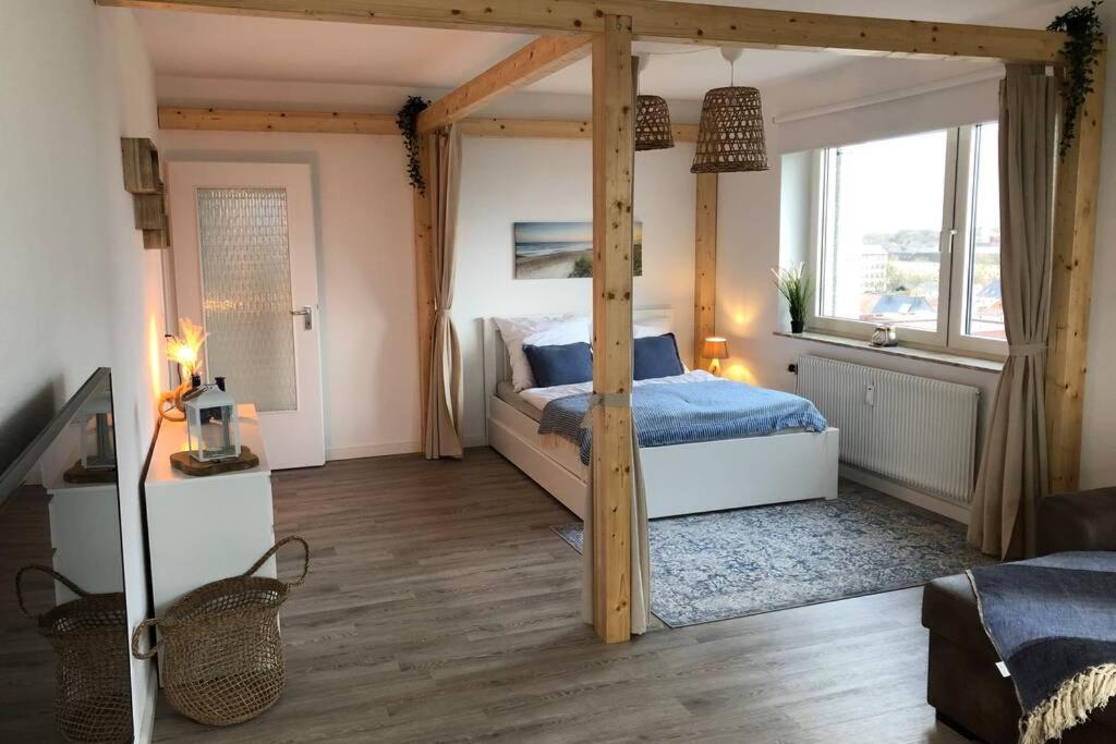 Yachtpanorama Weser Und Yachthafenblick 1 Zi 7Og Bremerhaven Luaran gambar